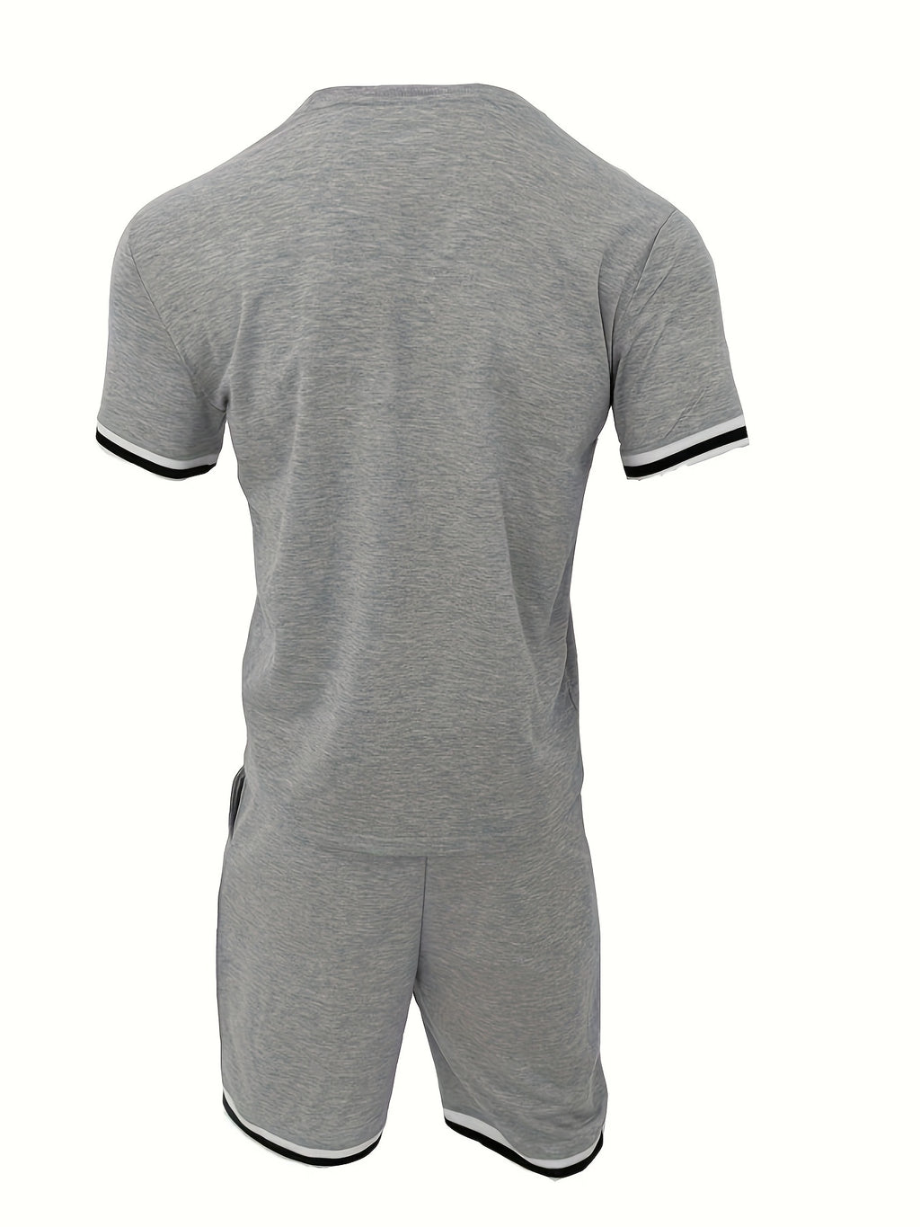 Casual Round Neck Short Sleeve Men's T-shirt