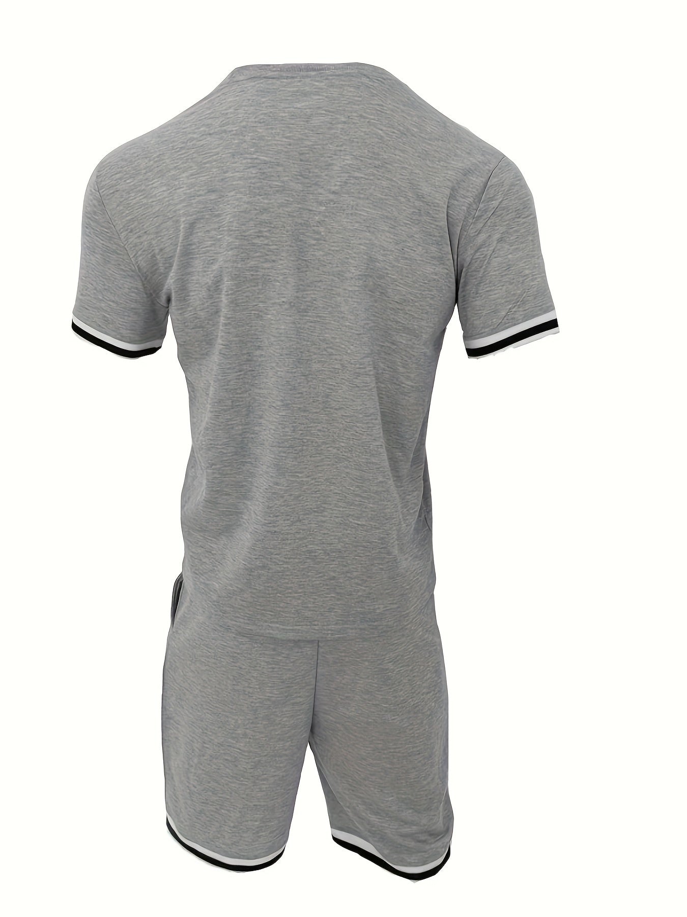 Casual Round Neck Short Sleeve Men's T-shirt