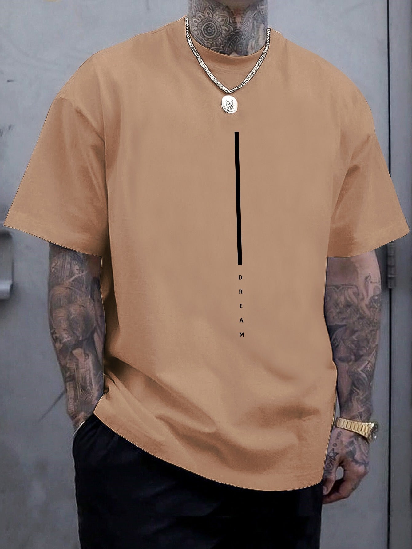 DREAM Creative Print Men's Casual T-Shirt