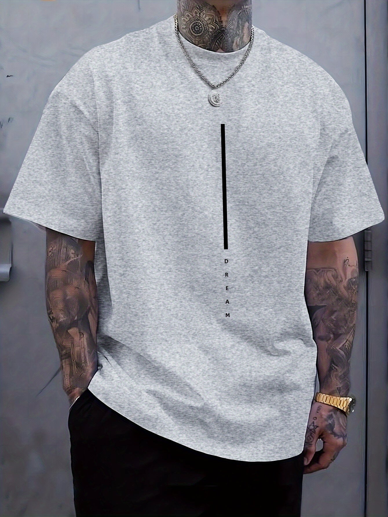 DREAM Creative Print Men's Casual T-Shirt