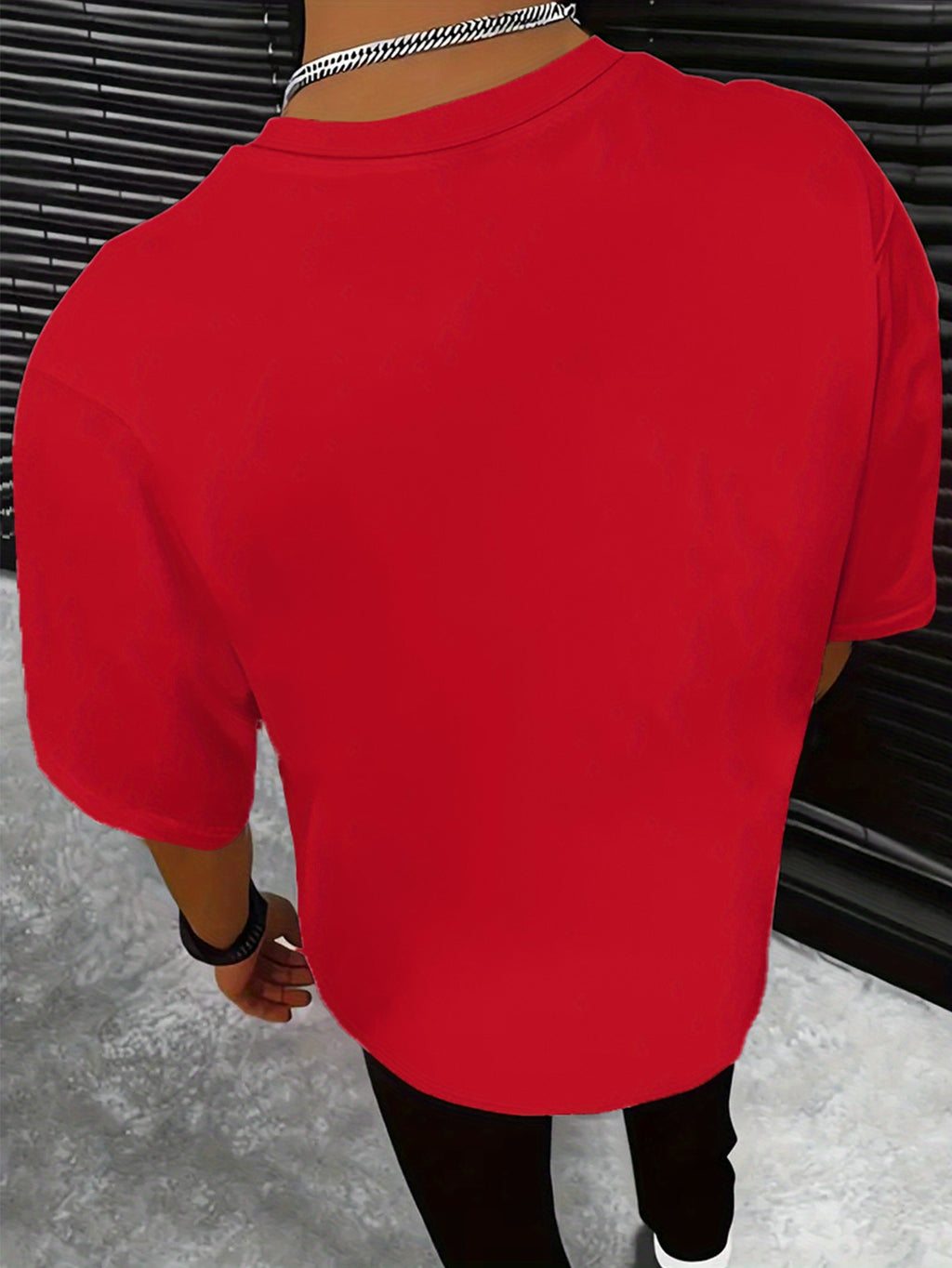 Cotton Men's Casual T-Shirt with "CALIFORNIA 1991" Unique Letter & Creative Print, Simplistic Style, Comfortable Fit for Everyday Wear