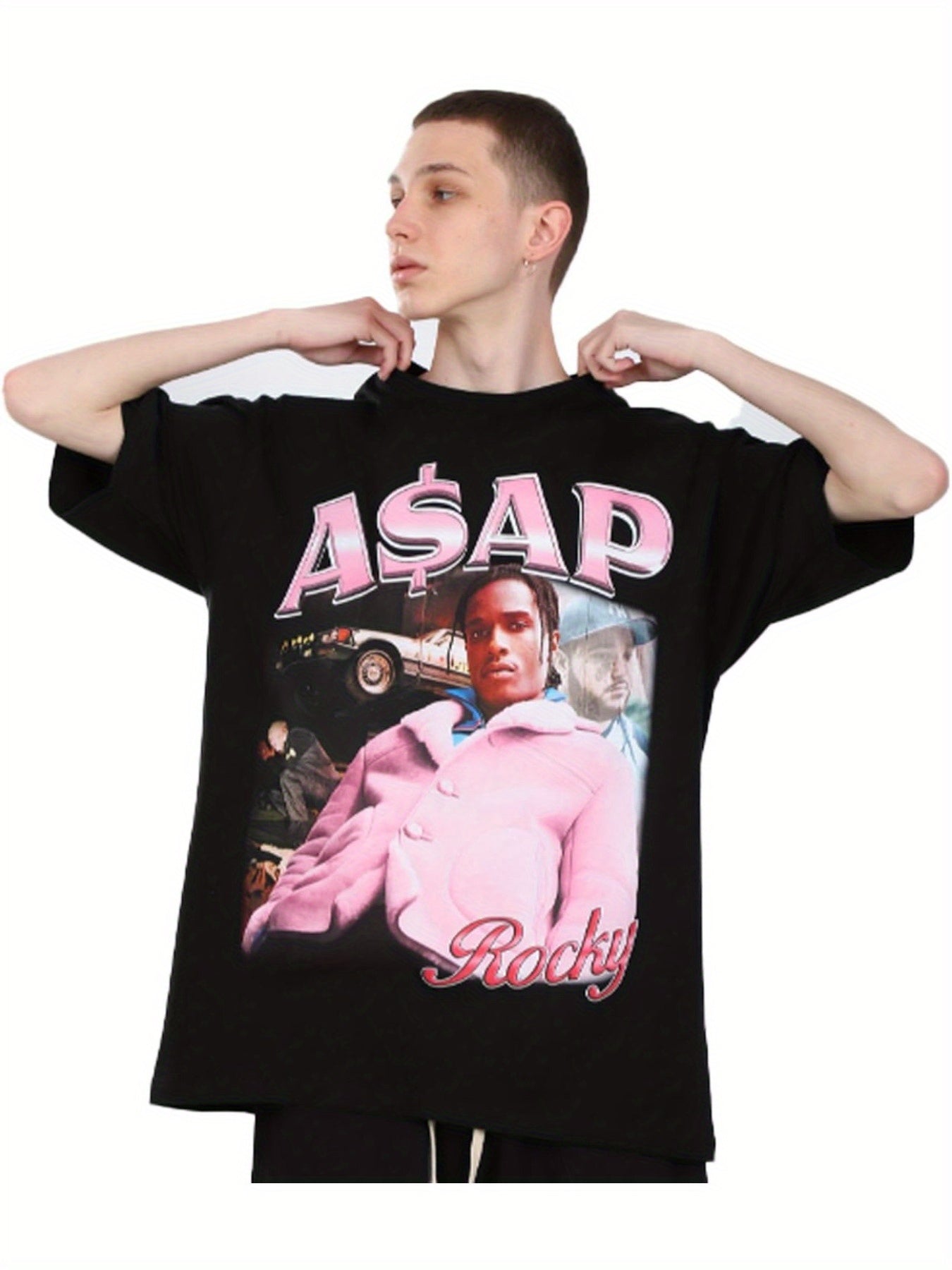 High-Quality Printed Short-Sleeved Men's T-Shirt