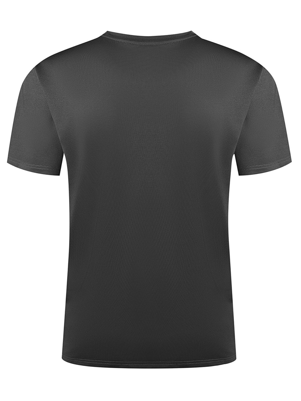 Men's Stretchy Round Neck Casual T-Shirt