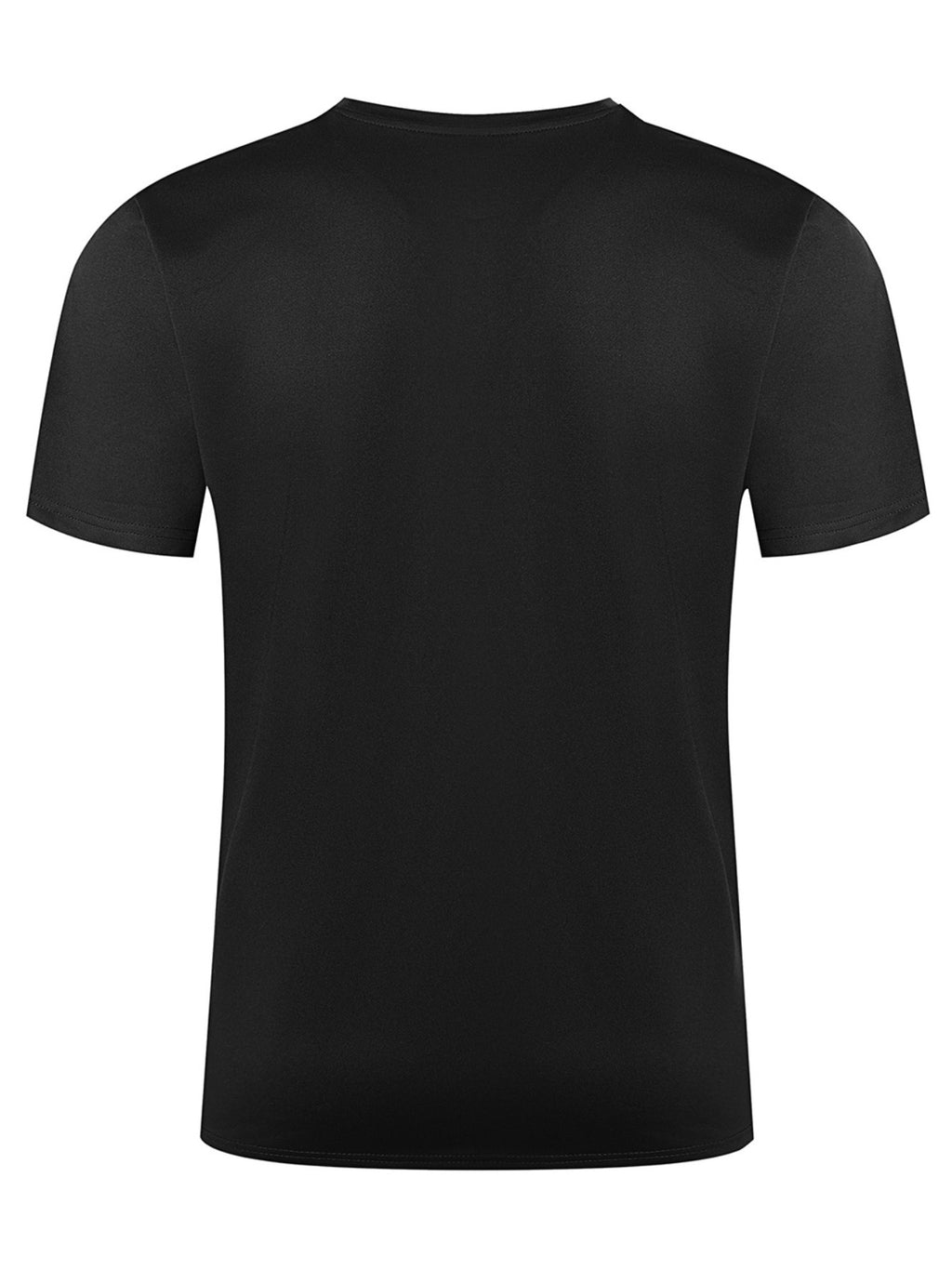 Men's Stretchy Round Neck Casual T-Shirt