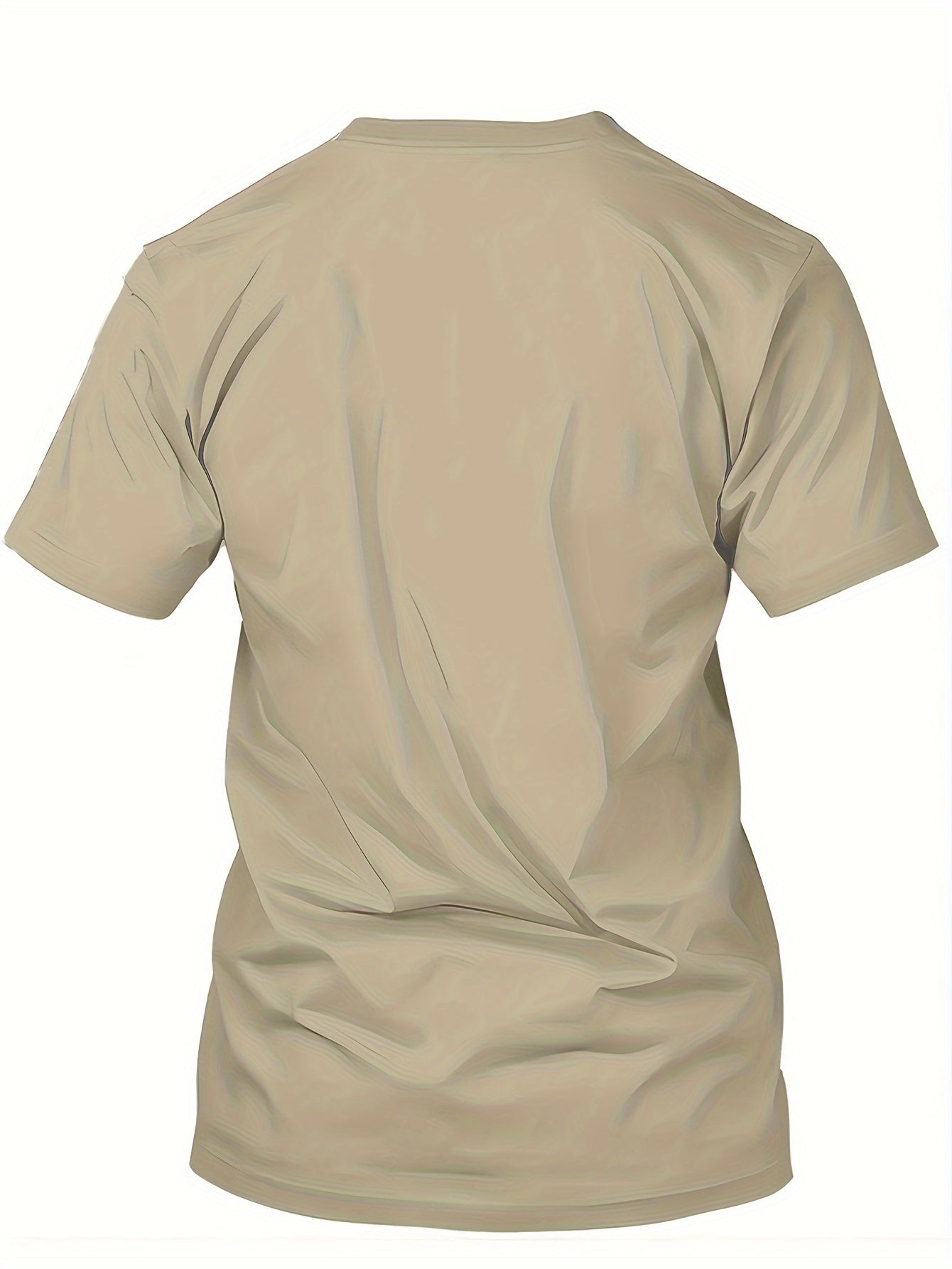 Comfortable 100% Polyester California Los Angeles Graphic 3D Print Men's T-Shirt