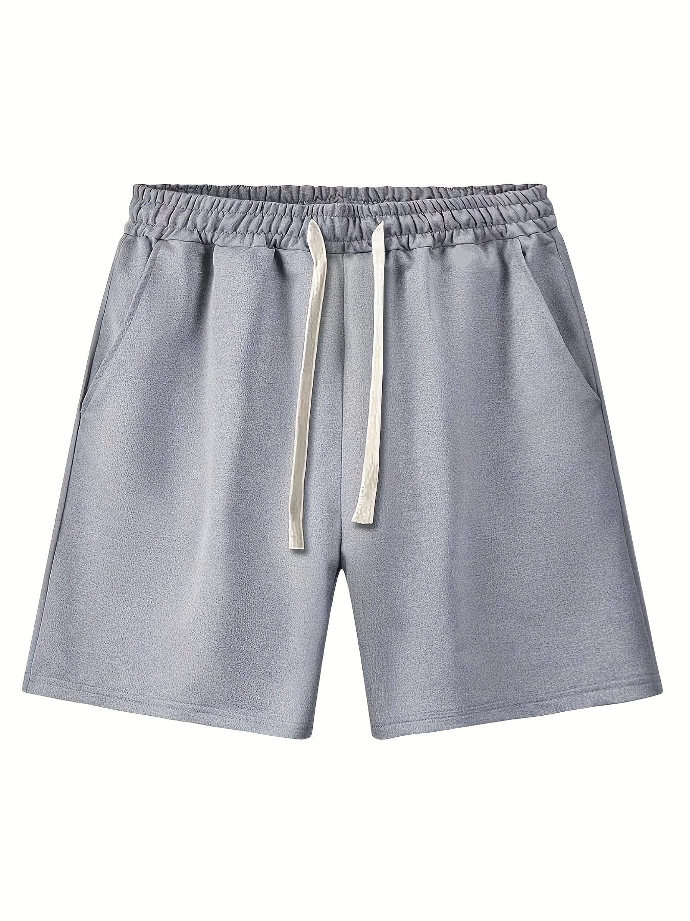 4 Pieces Comfy Solid Color Men's Shorts