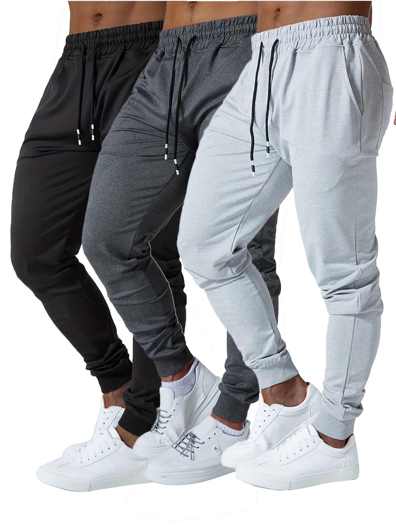 3PCS Men's Sweatpants