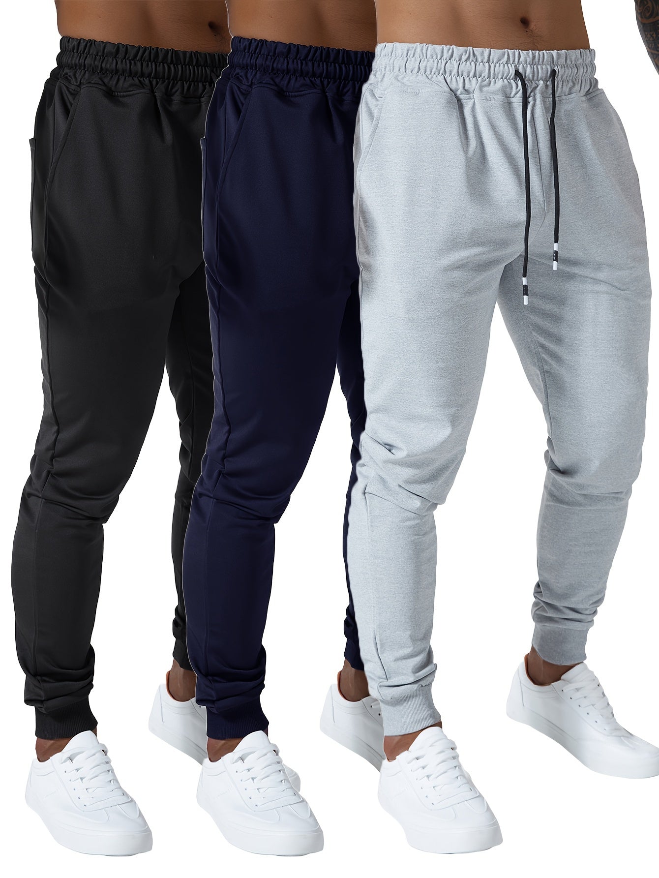 3PCS Men's Sweatpants