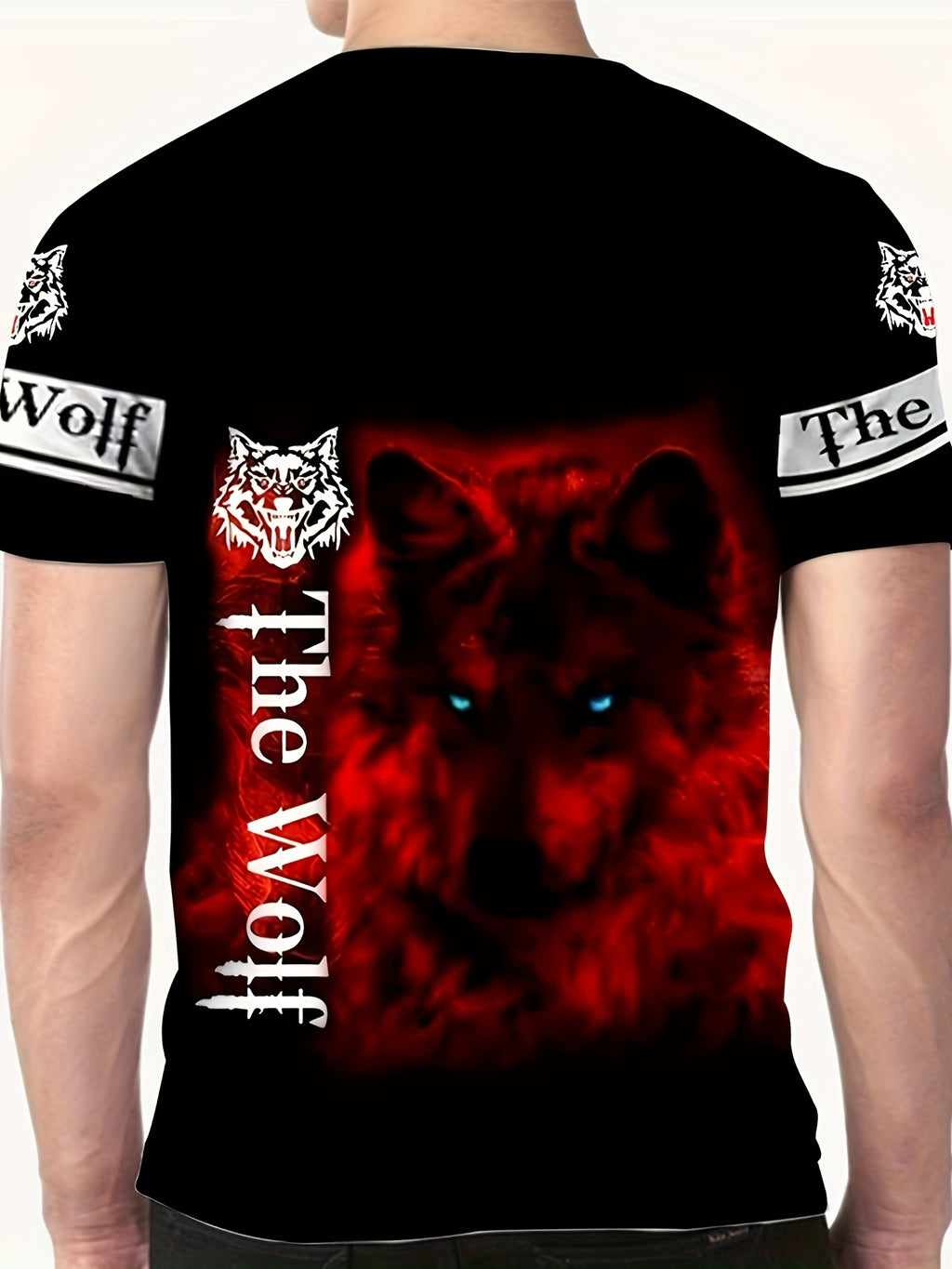 Stylish Men's T-Shirt with Striking Lion Graphic