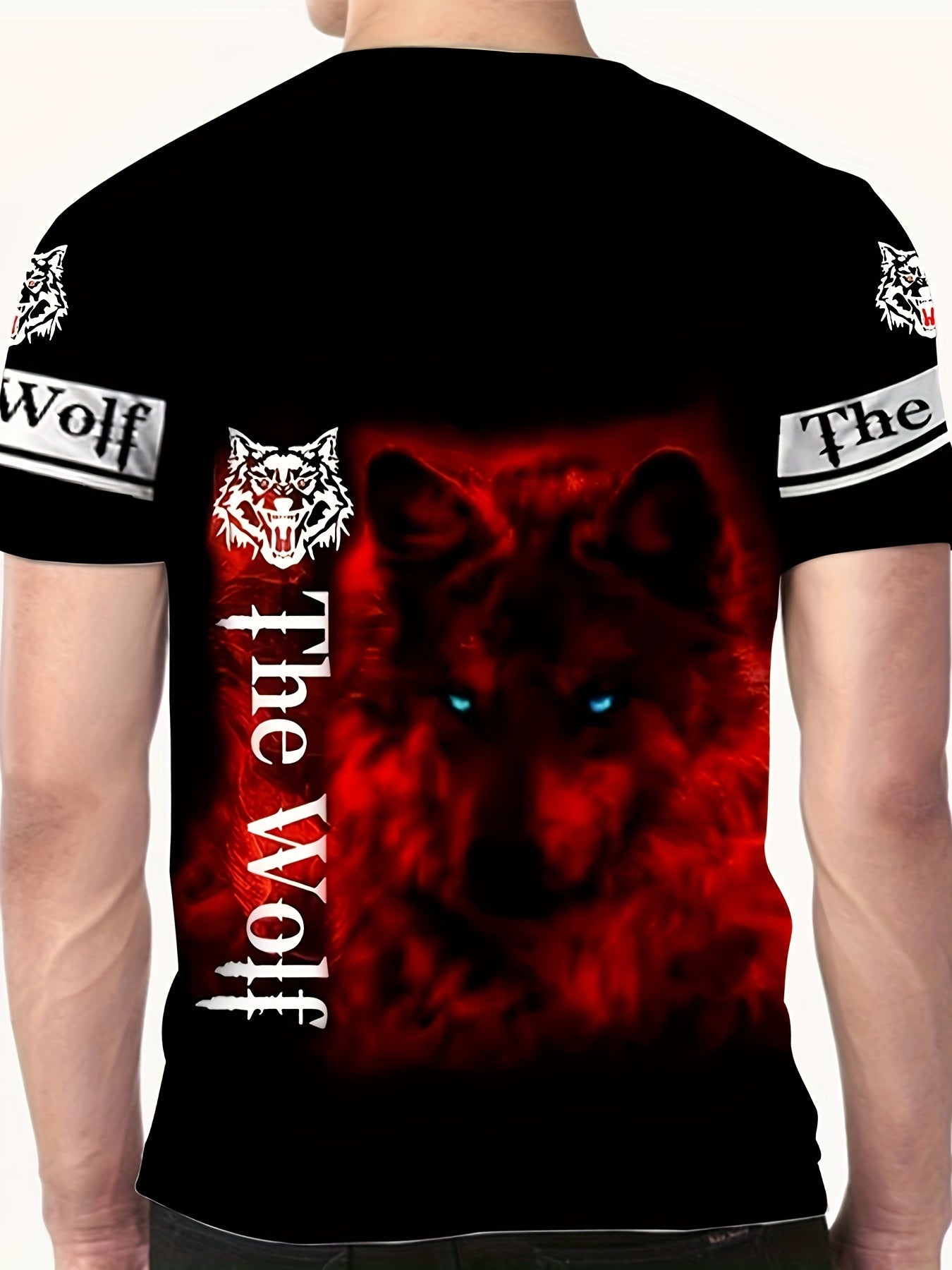 Stylish Men's T-Shirt with Striking Lion Graphic