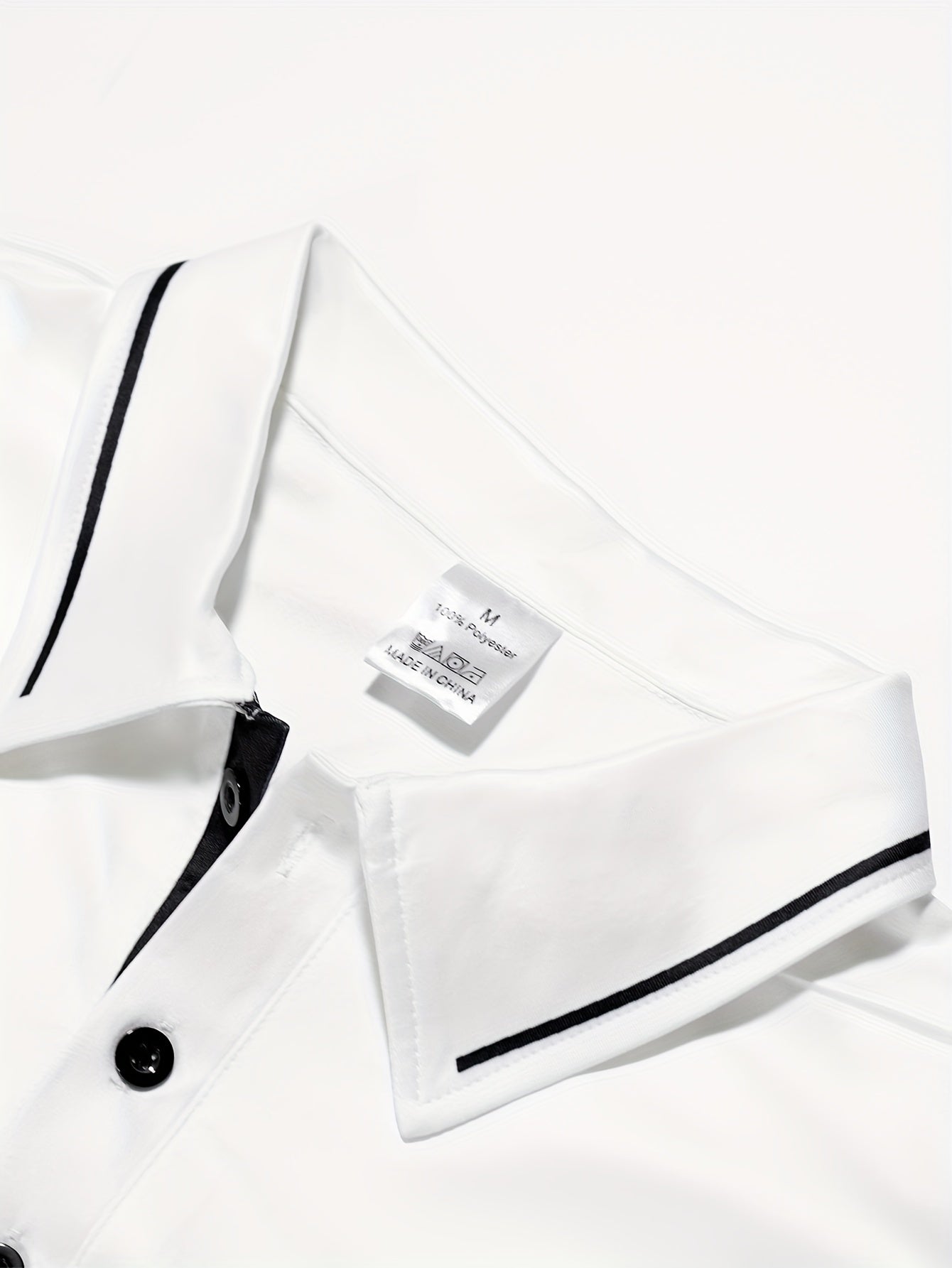 Men's Casual Long Sleeve Polo Shirt