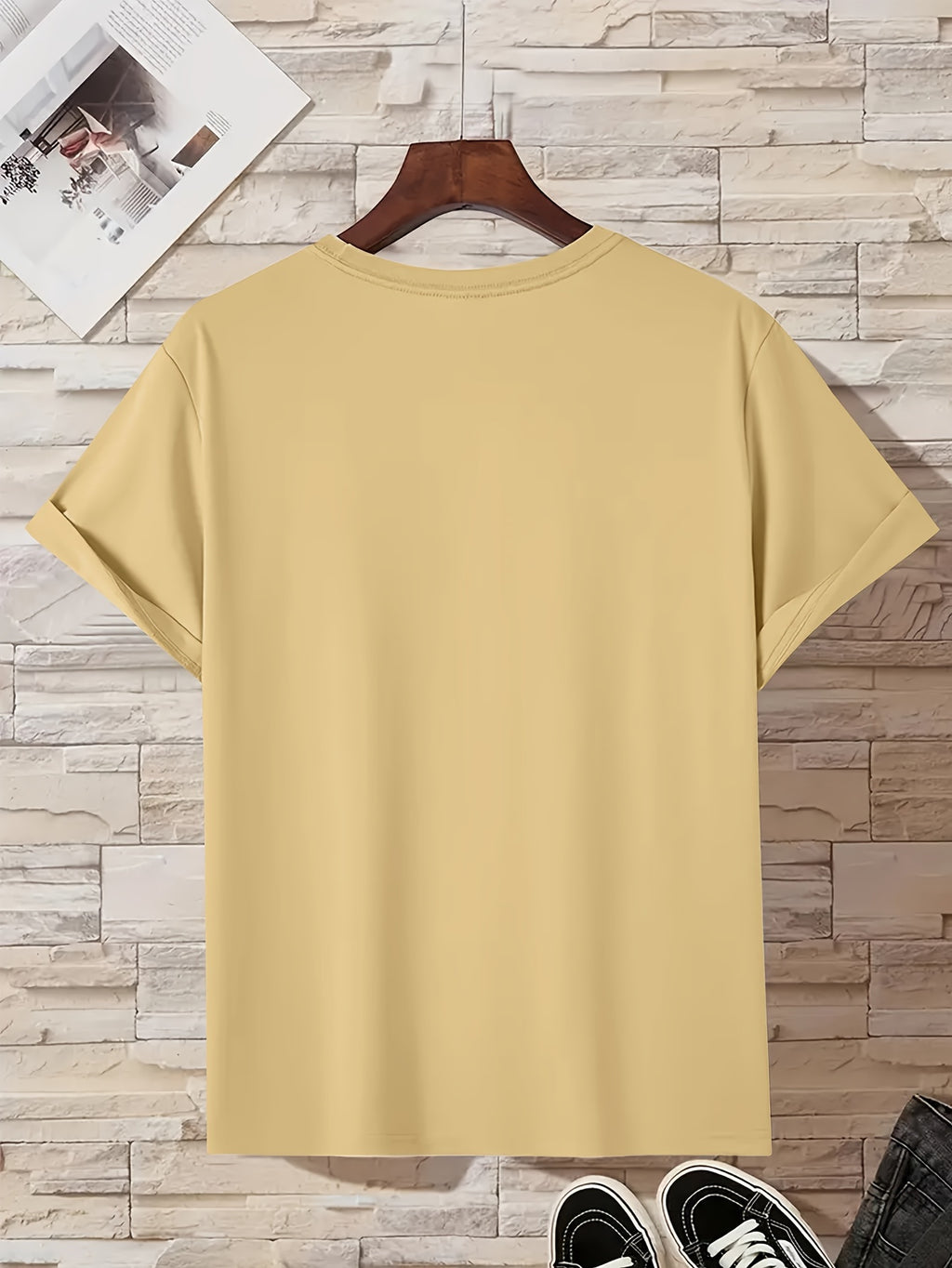 Palm Tree Print Men's Casual T-Shirt