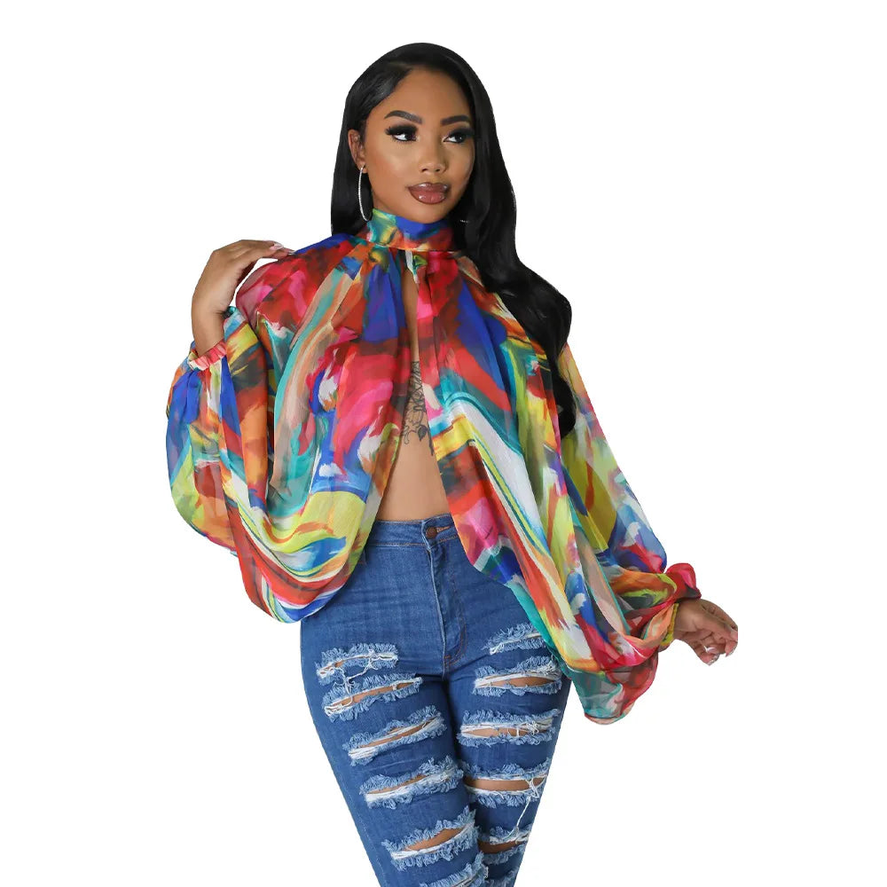 Women's Sexy Chiffon Blouse