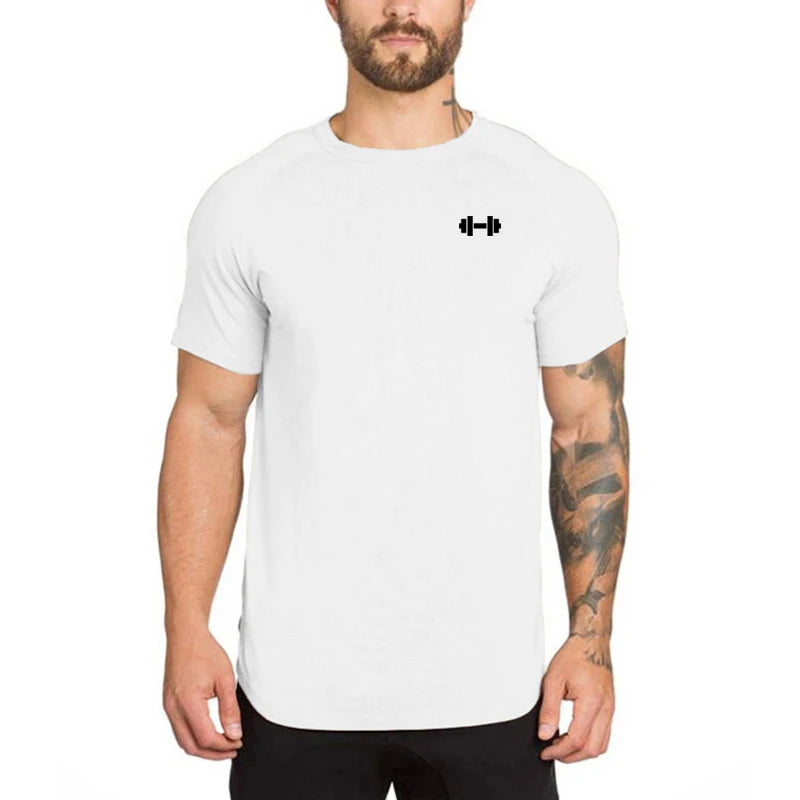 Loose Short Sleeve Summer Bodybuilding T-Shirt