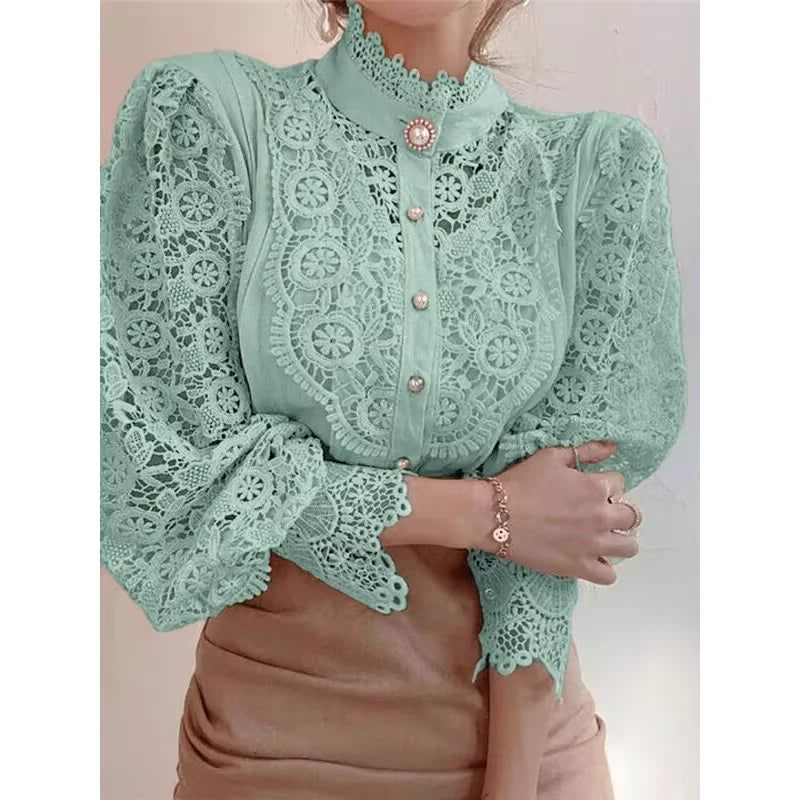 Women's Flower Spring Blouse