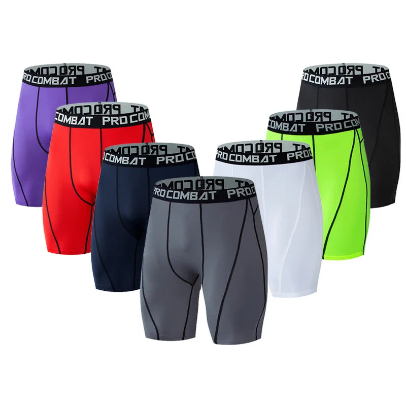 Men's Bodybuilding Compression Shorts
