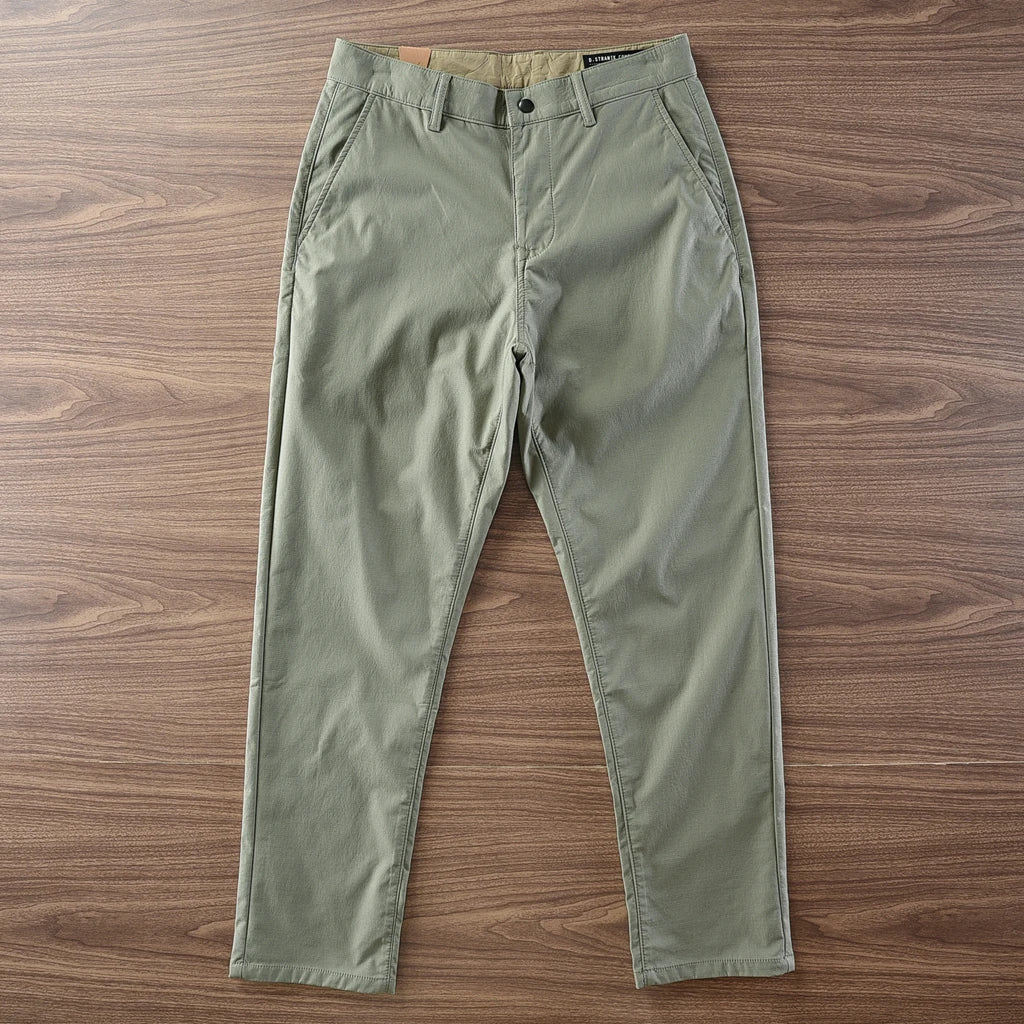 Spring and Autumn Retro Heavyweight Chino Pants for Men
