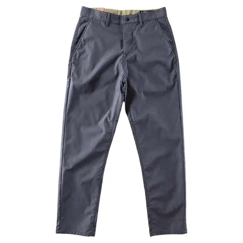 Spring and Autumn Retro Heavyweight Chino Pants for Men