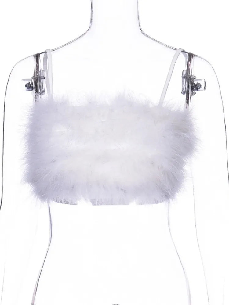 Women's Edgy Y2k Cute Pink Top Tube