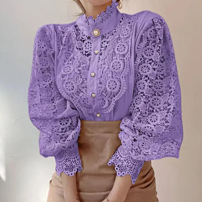 Women's Flower Spring Blouse