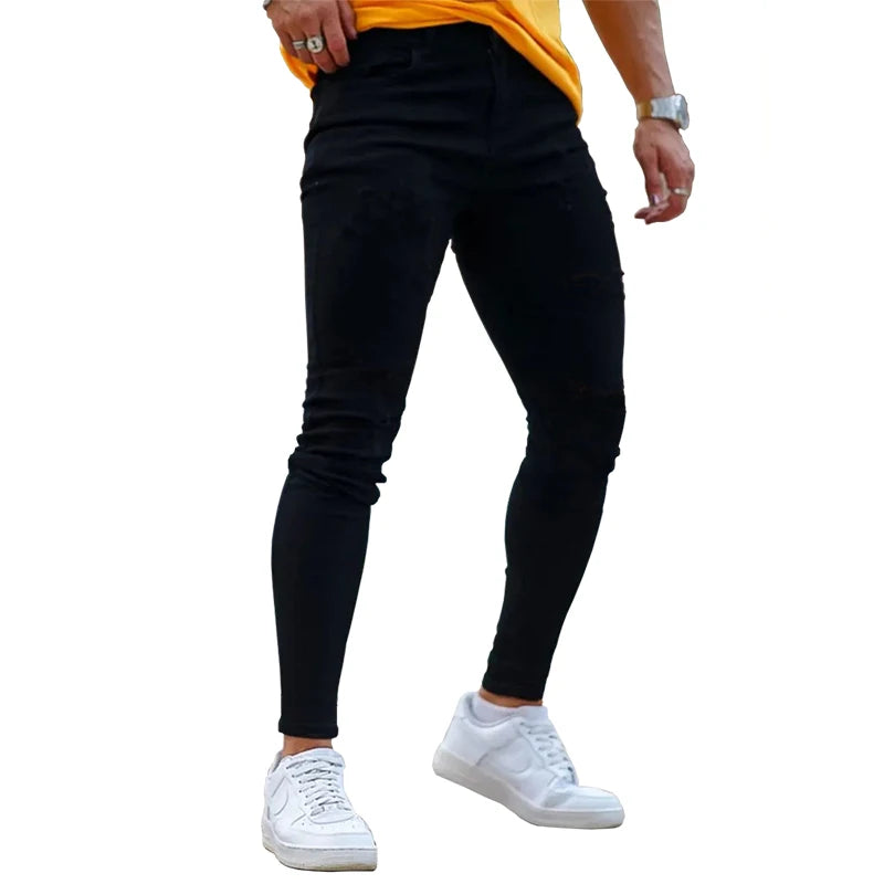 Men's Skinny Brushed Jeans Design