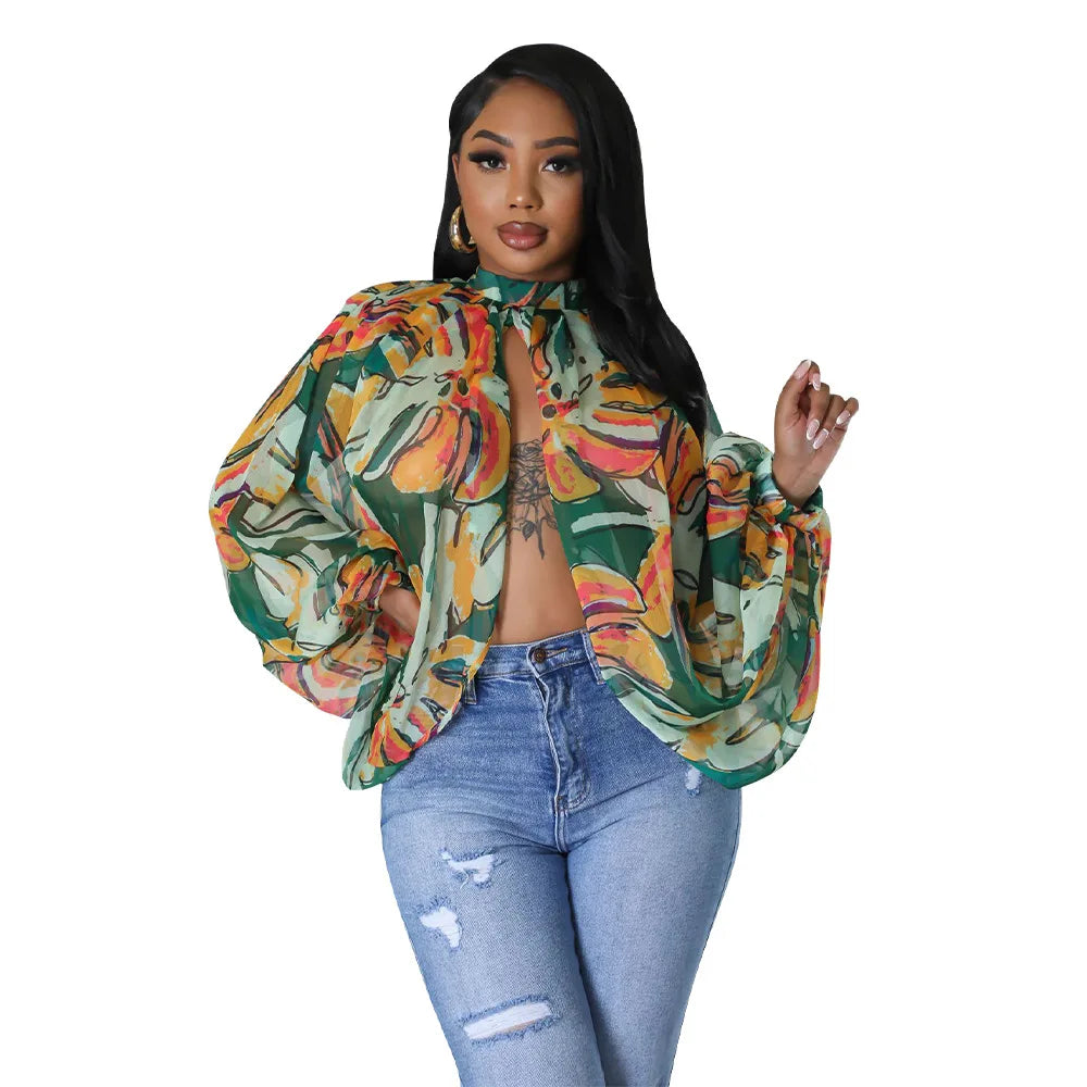 Women's Sexy Chiffon Blouse