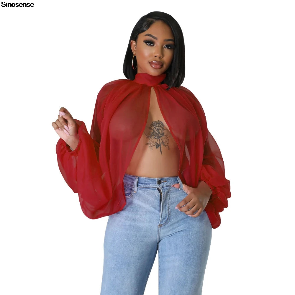 Women's Sexy Chiffon Blouse