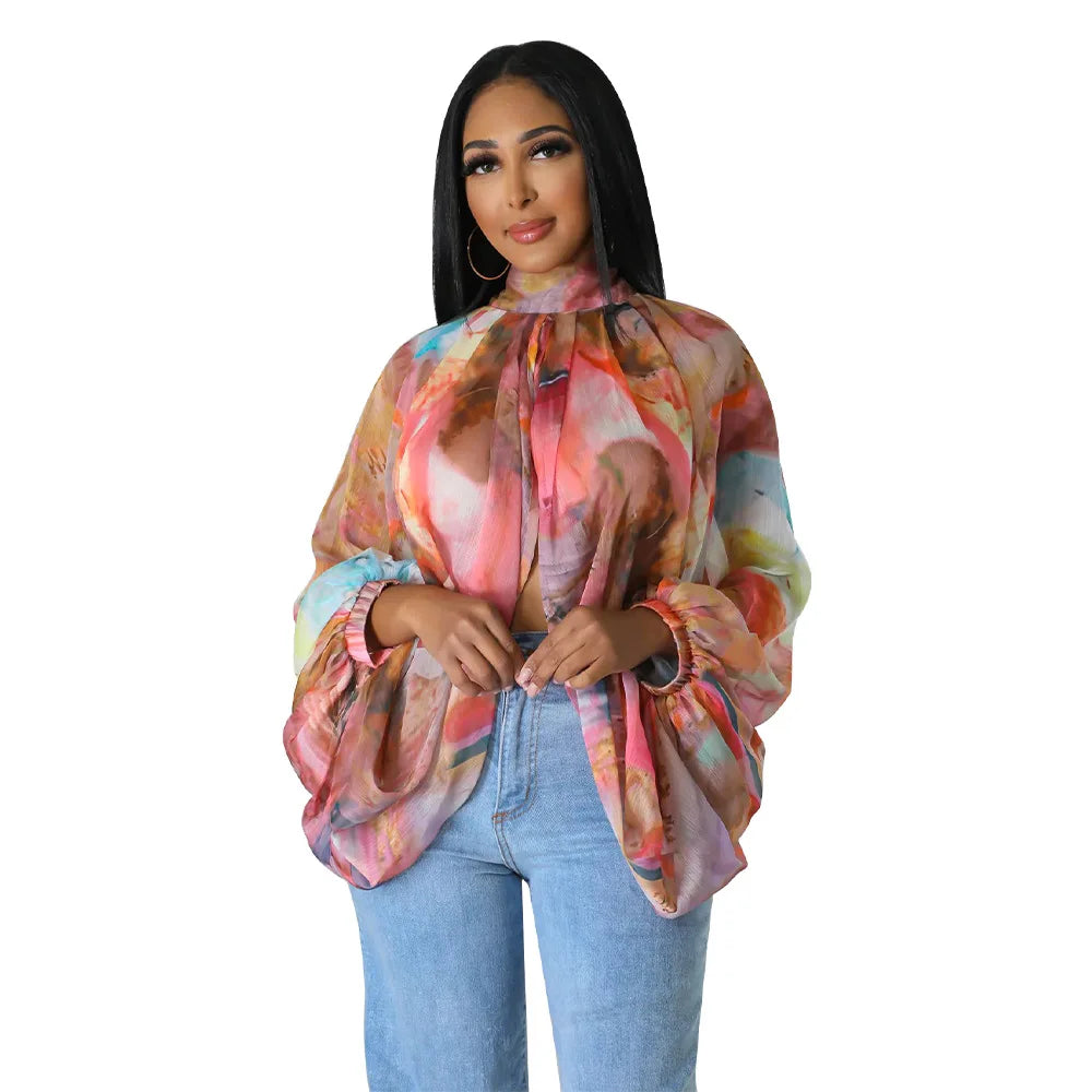 Women's Sexy Chiffon Blouse