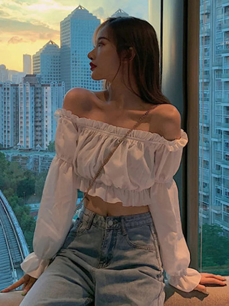 Women's Sexy Blouse Off Shoulder