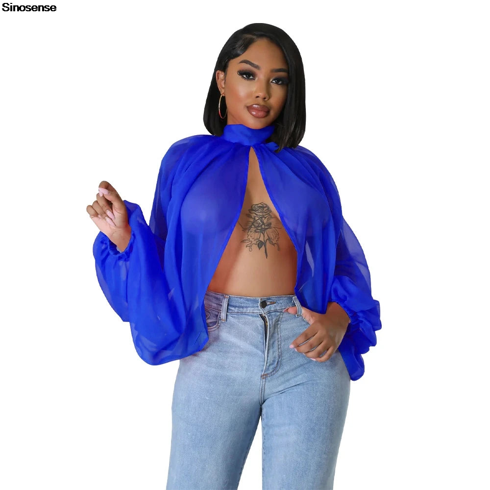 Women's Sexy Chiffon Blouse