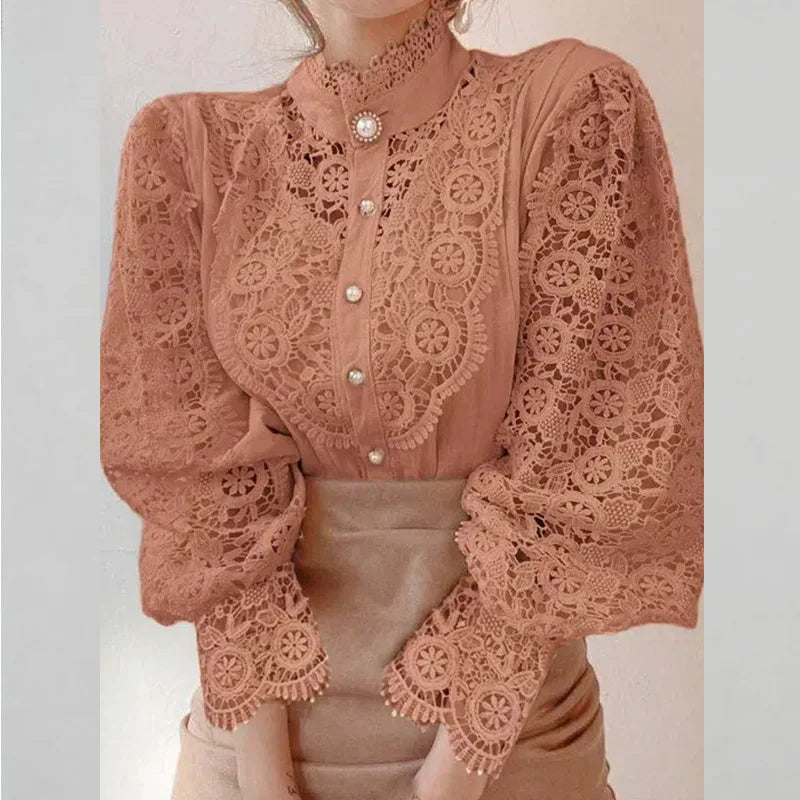 Women's Flower Spring Blouse