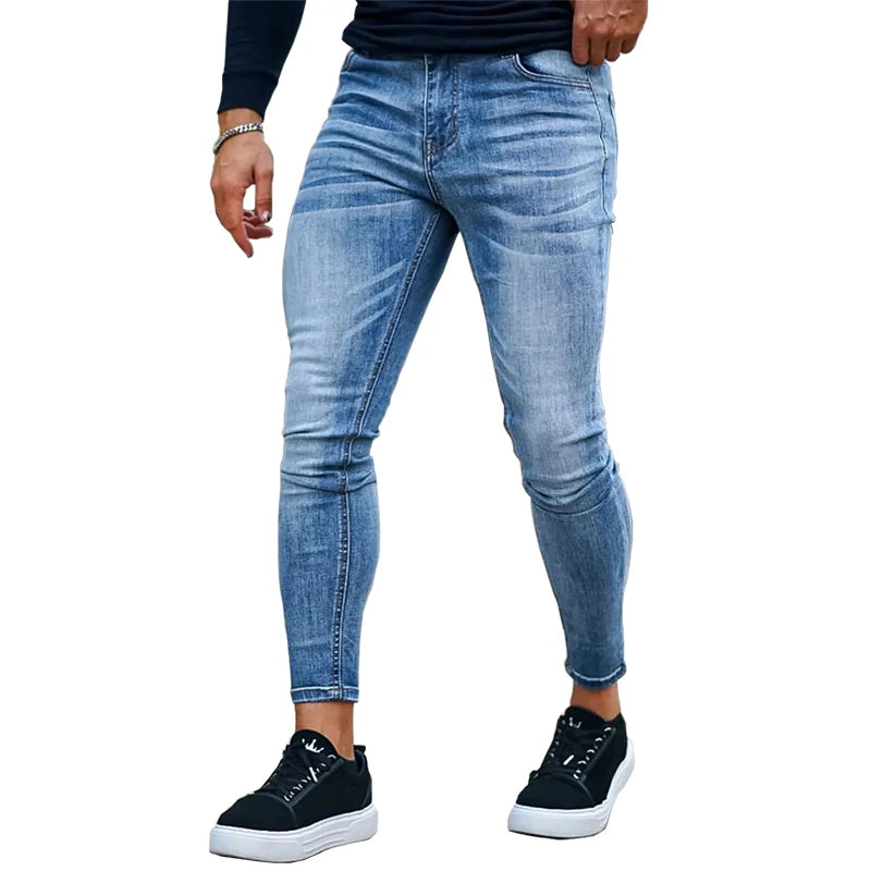 Men's Skinny Brushed Jeans Design