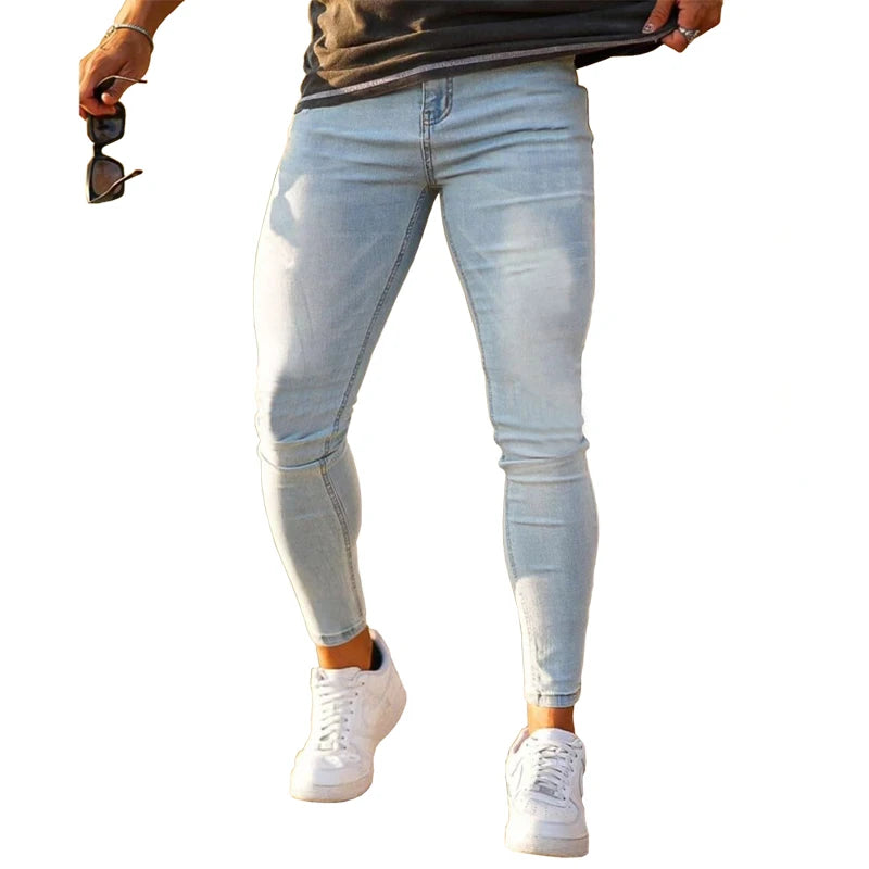 Men's Skinny Brushed Jeans Design
