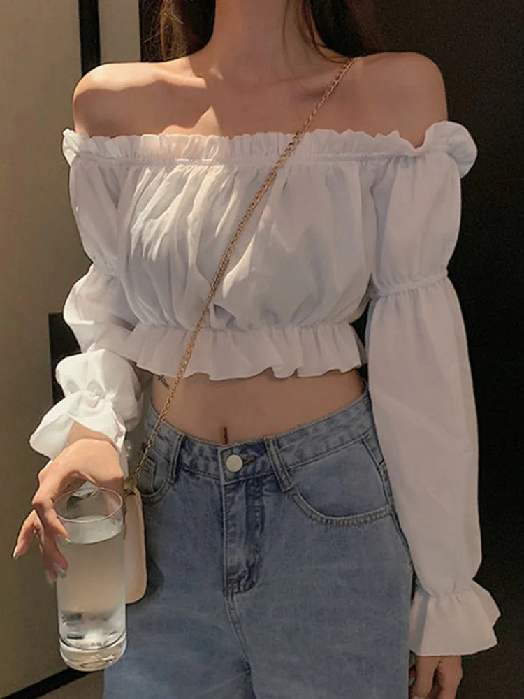 Women's Sexy Blouse Off Shoulder