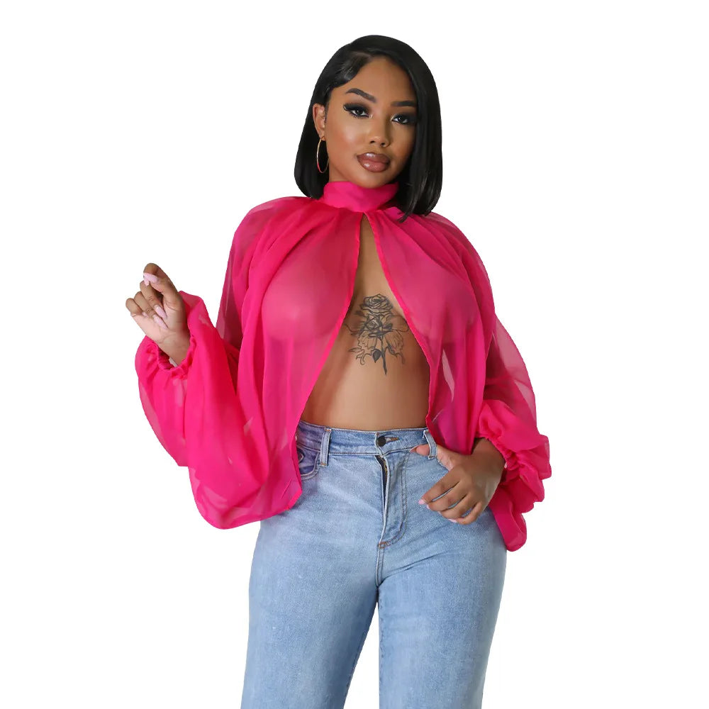 Women's Sexy Chiffon Blouse