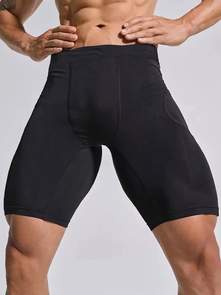 Men's Bodybuilding Shorts Gym Running Leggings