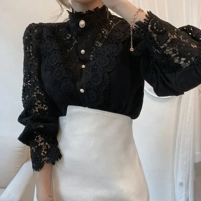 Women's Flower Spring Blouse