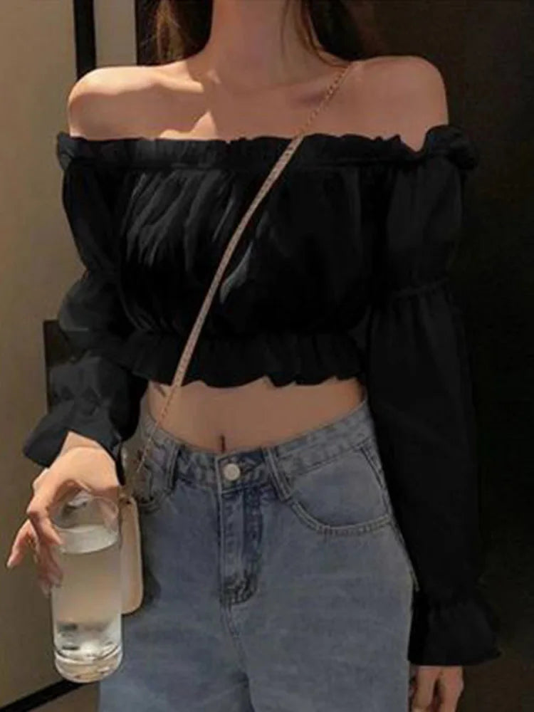 Women's Sexy Blouse Off Shoulder