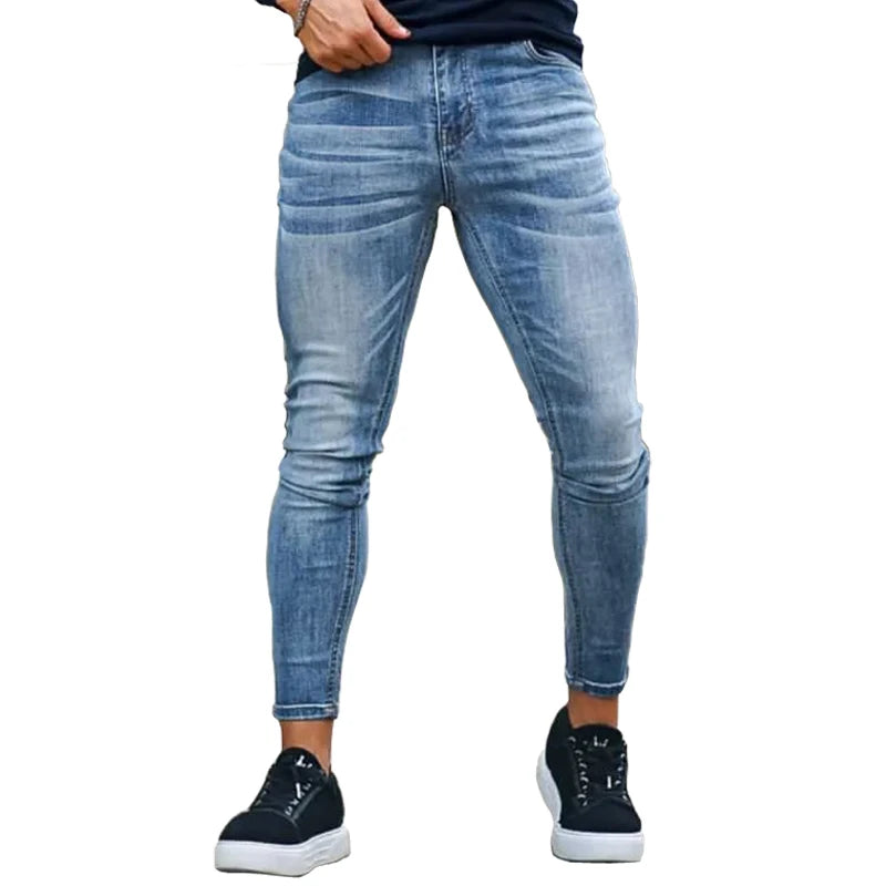 Men's Skinny Brushed Jeans Design