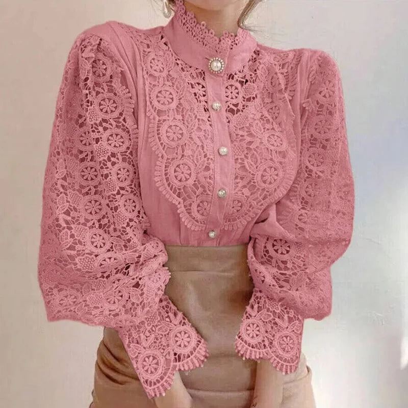 Women's Flower Spring Blouse