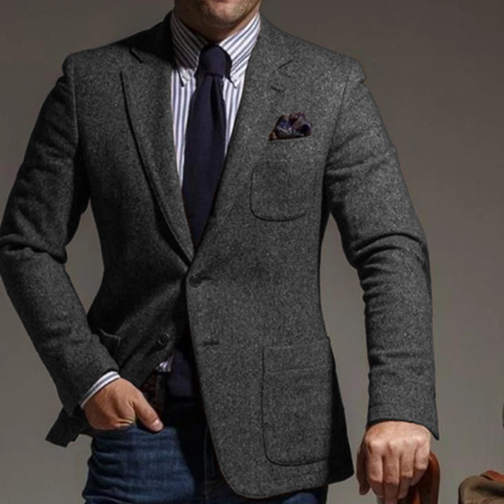 Single-breasted Male Suit