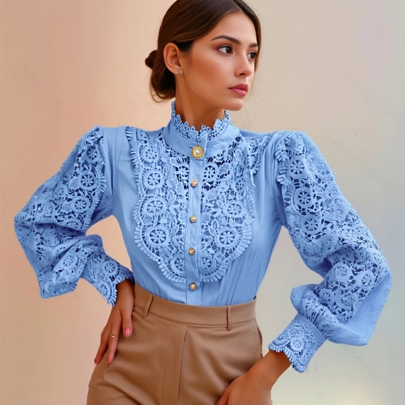 Women's Flower Spring Blouse