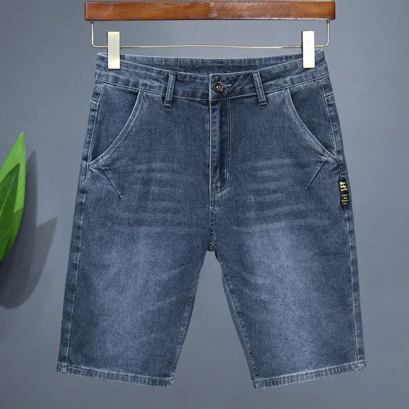 Men's Straight Casual Denim Shorts