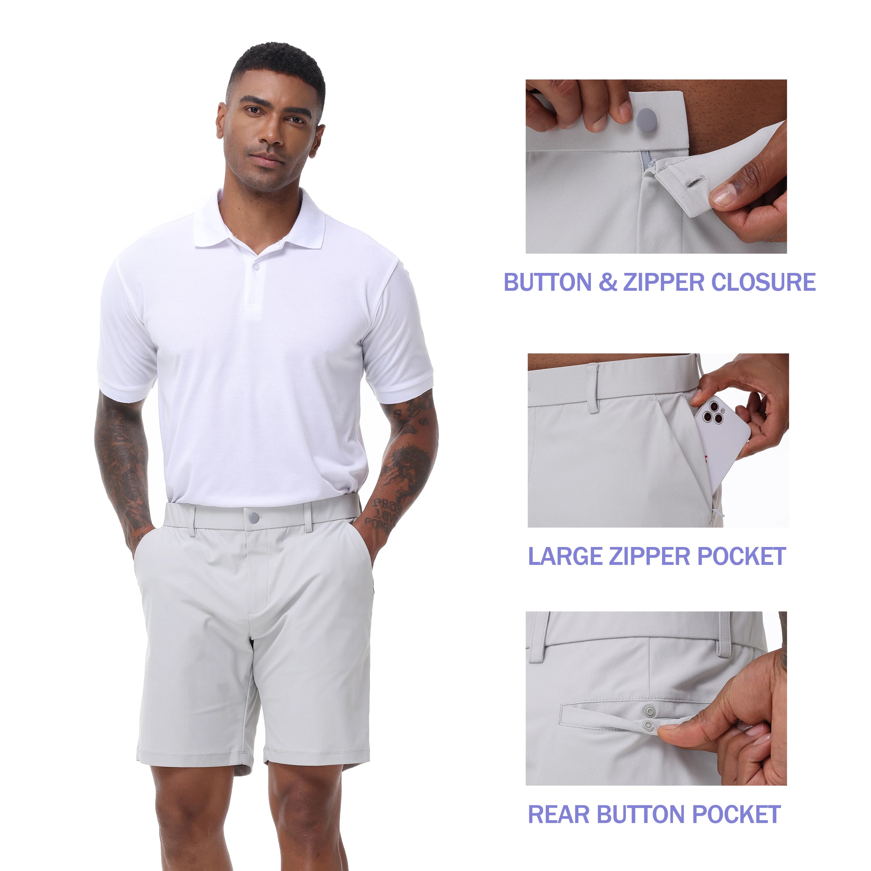 Men's Cargo Casual Elegant Golf Pants