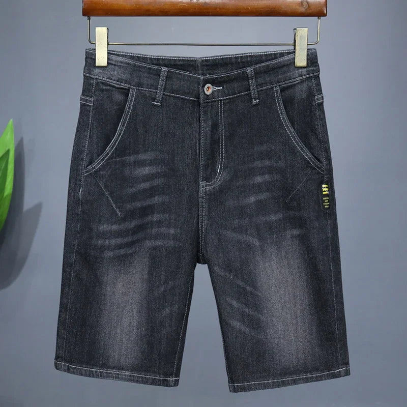 Men's Straight Casual Denim Shorts