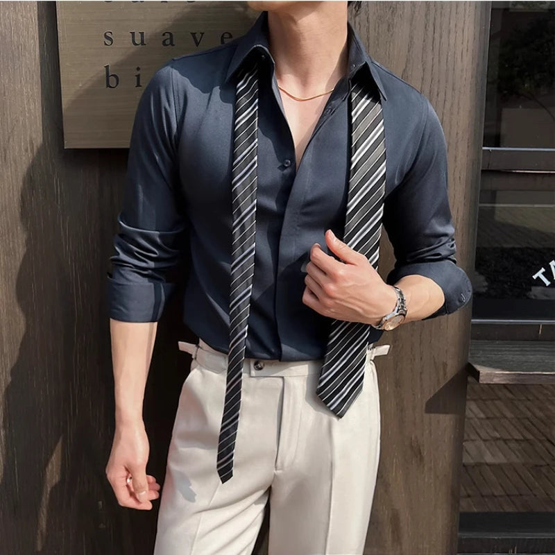 Men's Long-Sleeve Dress Shirt