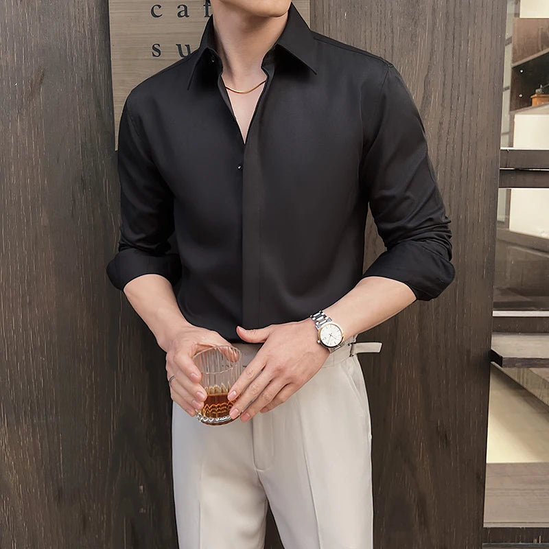 Men's Long-Sleeve Dress Shirt
