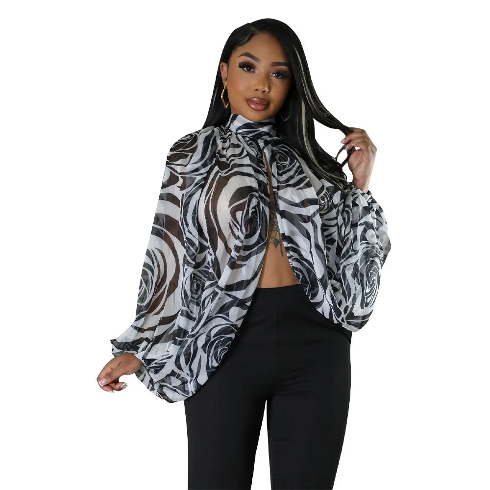 Women's Sexy Chiffon Blouse