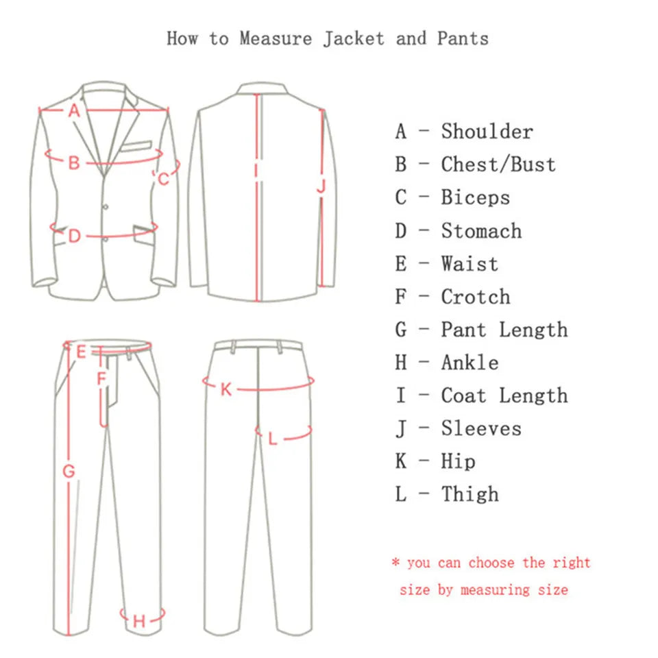Men's Suits (Jacket+Pants)