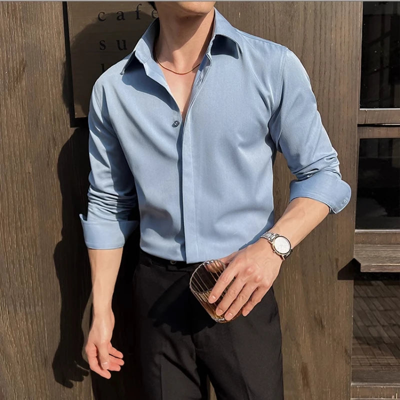 Men's Long-Sleeve Dress Shirt